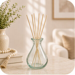 Clear Teardrop Reed Diffuser