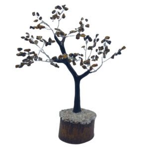 8″ TIGERS EYE GEMSTONE TREE