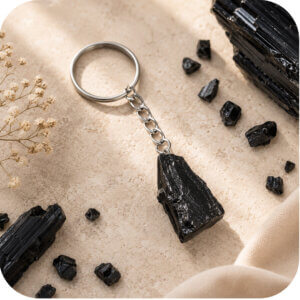 Black Tourmaline Keychain