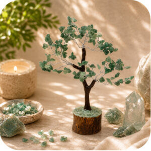 8″ Green Aventurine Gemstone Tree