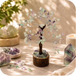 8″ Fluorite Gemstone Tree