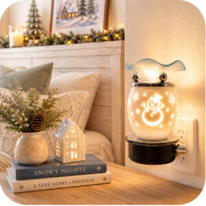 Snowman Plug-In Wax & Oil Warmer (Adjustable Dial)