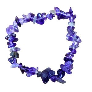 Amethyst Natural Chip Bracelet