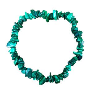 Malachite Natural Chip Bracelet