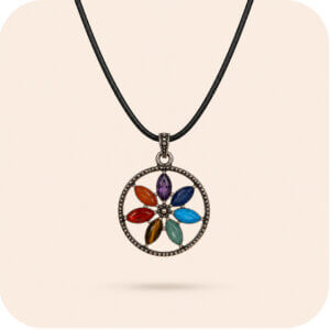 Chakra Flower Necklace