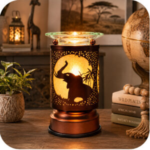 Elephant Safari Electric Wax & Oil Warmer (Touch Control)