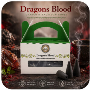 Dragons Blood Charcoal Backflow Cones