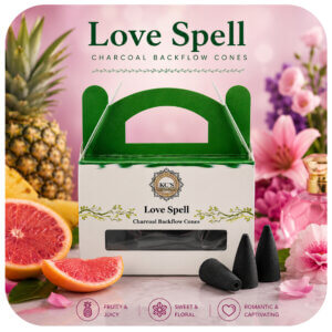 Love Spell Charcoal Backflow Cones