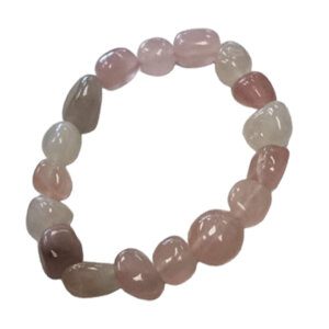 Rose Quartz Natural Tumbled Bracelet