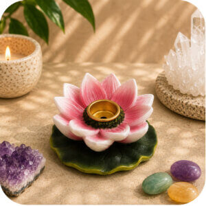 LOTUS FLOWER BACKFLOW CONE BURNER