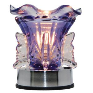 Purple Butterfly Electric Wax & Oil Warmer (Touch Control)