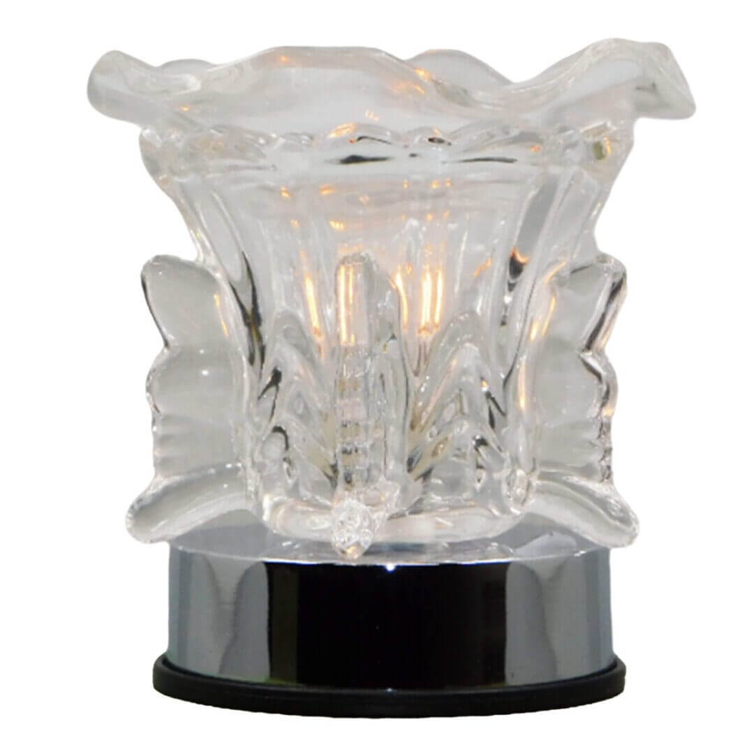 Clear Butterfly Electric Wax & Oil Warmer (Touch Control) - Image 4