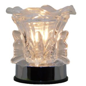 Clear Butterfly Electric Wax & Oil Warmer (Touch Control)
