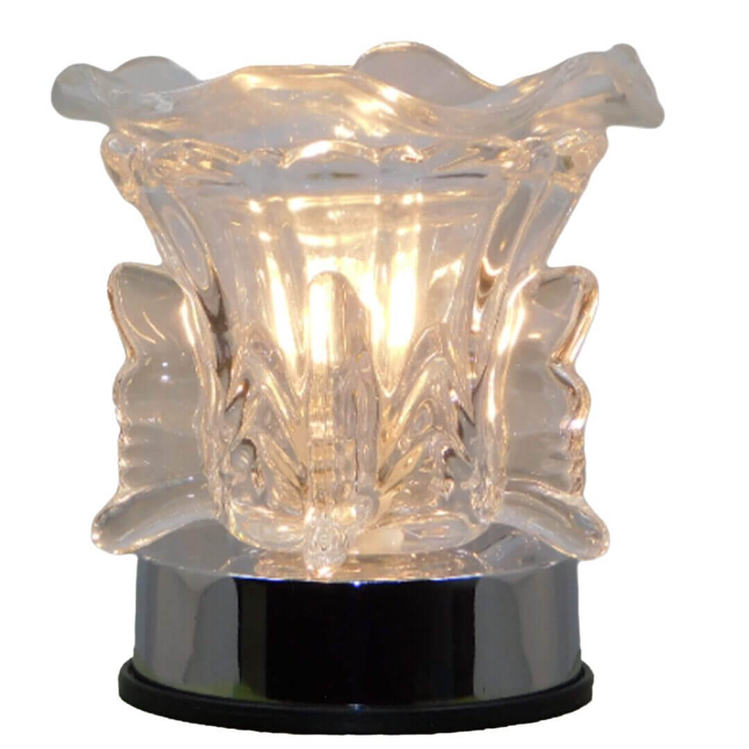 Clear Butterfly Electric Wax & Oil Warmer (Touch Control) - Image 2