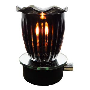 Smoke Glass Skull Plug-In Wax & Oil Warmer (Dimmer Dial Control)