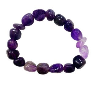 Amethyst Tumbled Bracelet