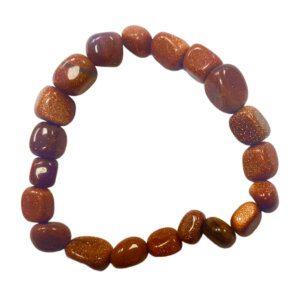 Red Goldstone Tumbled Bracelet