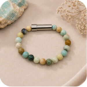 Amazonite Message Bracelet