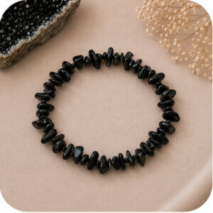 Black Onyx Chip Bracelet