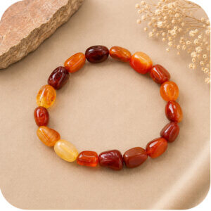 Carnelian Tumbled Bracelet