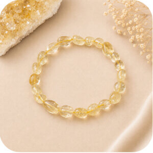 Citrine Tumbled Bracelet