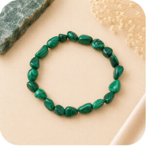 Malachite Tumbled Bracelet