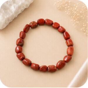 Red Jasper Tumbled Bracelet
