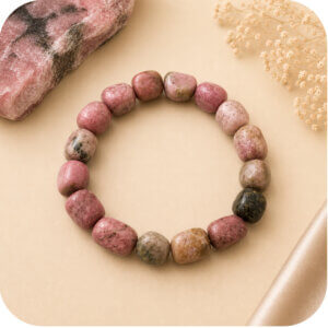 Rhodonite Tumbled Bracelet