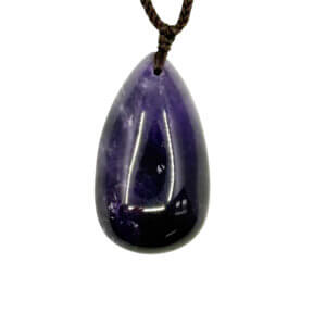 Amethyst teardrop