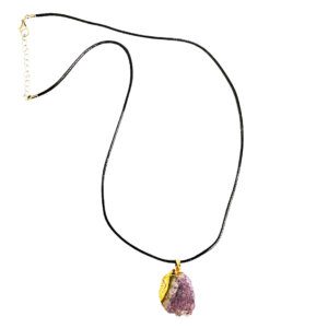 Amethyst Druzy Necklace