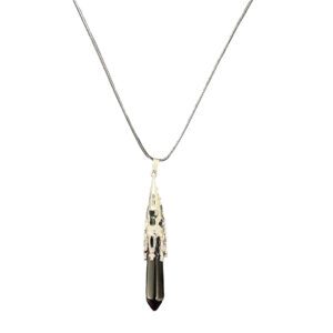 Black Onyx Long Point Necklace