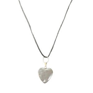 Hematite Heart Necklace