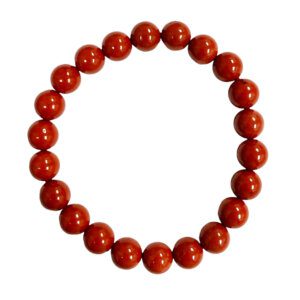 Red Jasper Beaded Bracelet