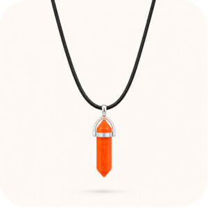 Red Jasper Point Necklace