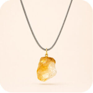 Citrine Stone Necklace