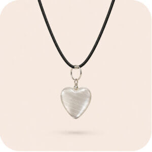 Hematite Heart Necklace