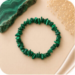 Malachite Chip Bracelet