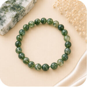 Green Moss Agate Bracelet