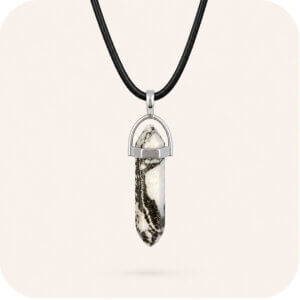 Rainbow Moonstone Floating Point Necklace