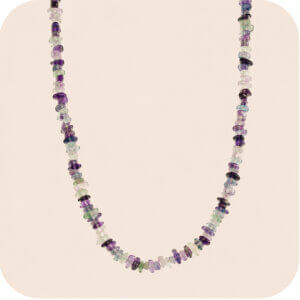 Fluorite Crystal Chip Necklace