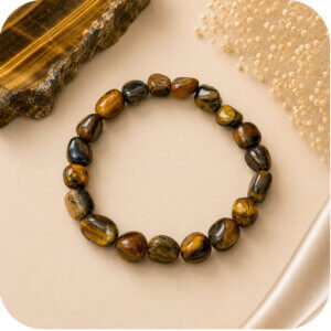 Tigers Eye Tumbled Bracelet