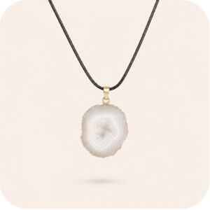 Agate Crystal Necklace