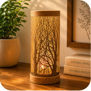 Forest Tree Electric Wax & Oil Warmer (Touch Control)