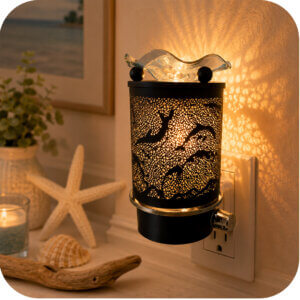Dolphin Plug-In Wax & Oil Warmer (Adjustable Dial)