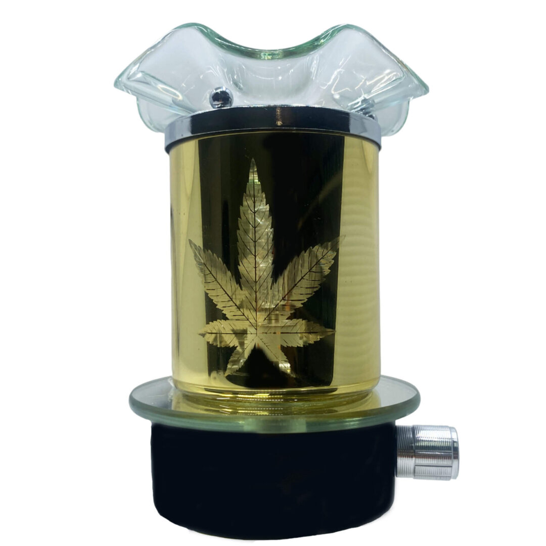Gold Leaf Plug-In Wax & Oil Warmer (Adjustable Dial) - Image 4