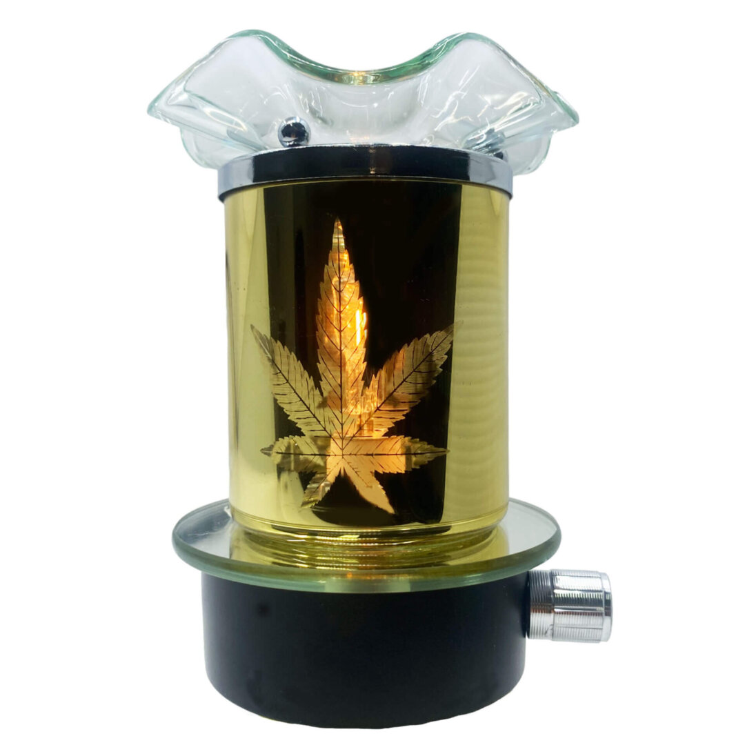 Gold Leaf Plug-In Wax & Oil Warmer (Adjustable Dial) - Image 3