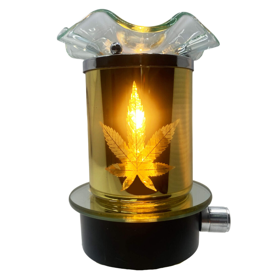 Gold Leaf Plug-In Wax & Oil Warmer (Adjustable Dial) - Image 2