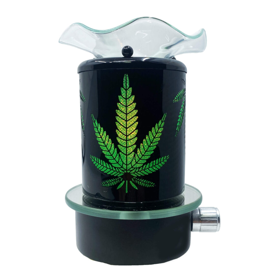 Cannabis Leaf Plug-In Wax & Oil Warmer (Adjustable Dial) - Image 3