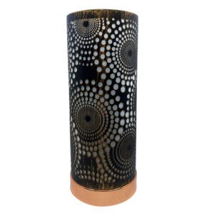 Electric touchbase oil and wax warmer with circles