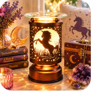 Unicorn & Stars Electric Wax & Oil Warmer (Touch Control)